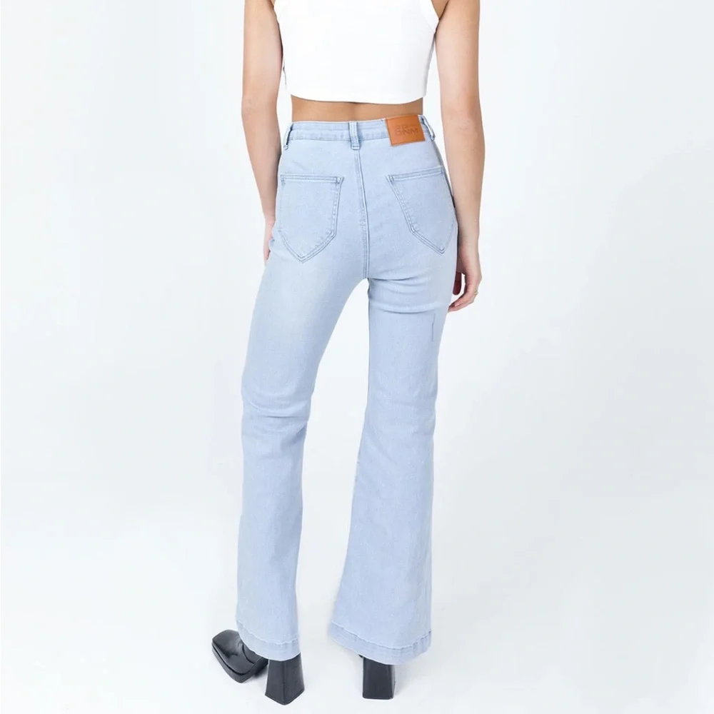 Princess Polly Better With You Jeans Light Wash Denim - Picture 3 of 7